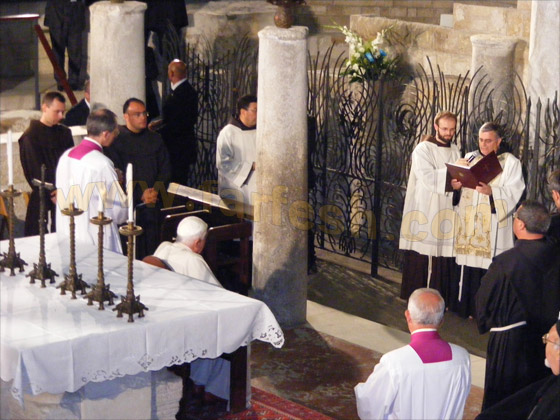 فيديو وصور من زيارة البابا لناصرة المسيح   صورة رقم 41