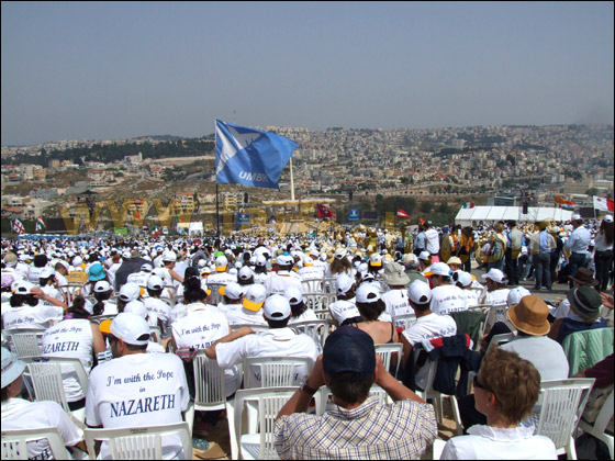 فيديو وصور من زيارة البابا لناصرة المسيح   صورة رقم 21
