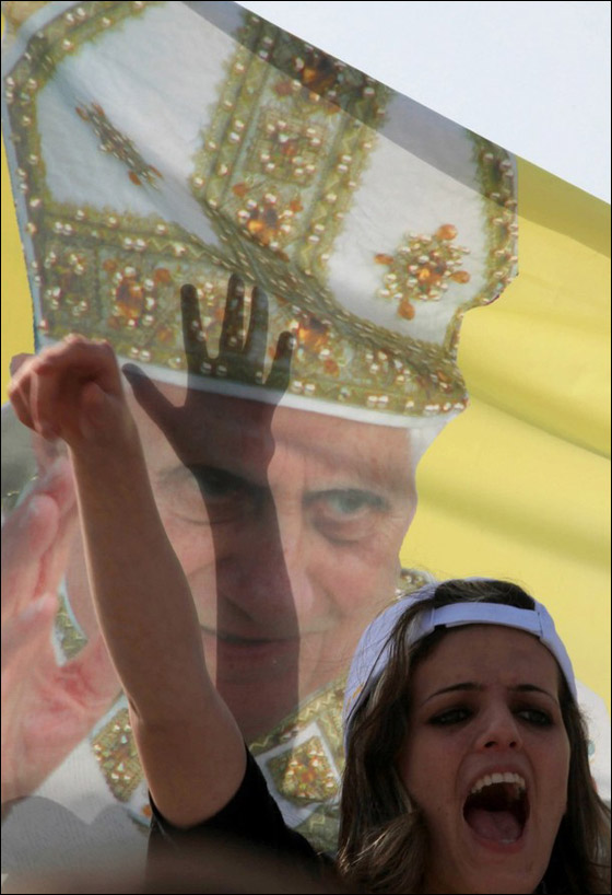فيديو وصور من زيارة البابا لناصرة المسيح   صورة رقم 8