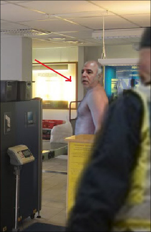 تعرية مسؤول عراقي خلال عملية تفتيش في أحد مطارات السويد صورة رقم 1