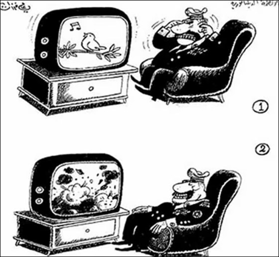 شبيحة الاسد يعتدون بوحشية على رسام كاريكاتير ليتوقف عن الرسم!! صورة رقم 9