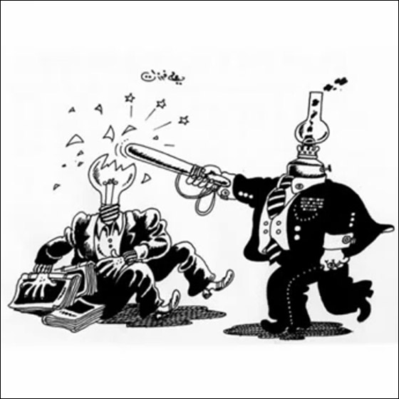 شبيحة الاسد يعتدون بوحشية على رسام كاريكاتير ليتوقف عن الرسم!! صورة رقم 47