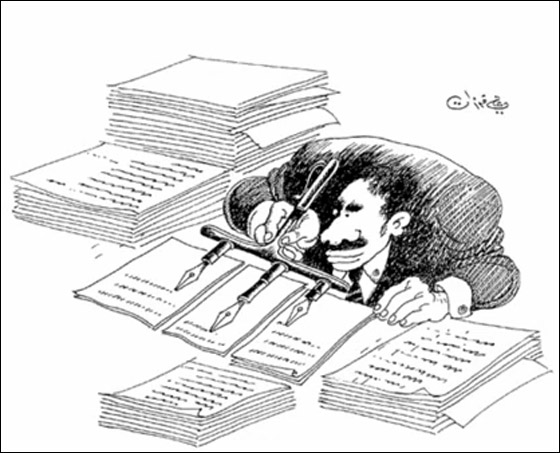 شبيحة الاسد يعتدون بوحشية على رسام كاريكاتير ليتوقف عن الرسم!! صورة رقم 44