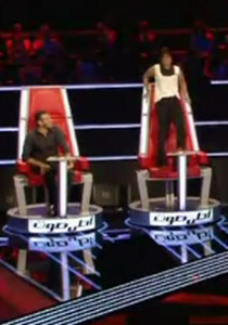 The Voice: شيرين تقف على الكرسي وكاظم الساهر يردد الزجل صورة رقم 1