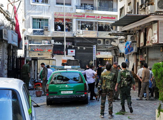 انفجاران يهزان وسط العاصمة دمشق وانباء عن سقوط 14 قتيل صورة رقم 4