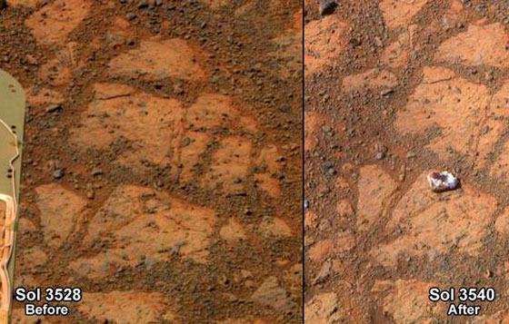 صخرة غامضة على سطح المريخ تحيّر علماء وكالة ناسا للفضاء! صورة رقم 1