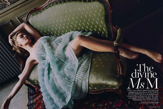 كايلي مينوغ الساحرة على غلاف Vogue: أبحث عن حب جديد! صورة رقم 1