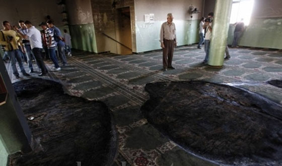جرائم تدفيع الثمن لليهود المتطرفين تطال مسجدا بمدينة أم الفحم صورة رقم 1