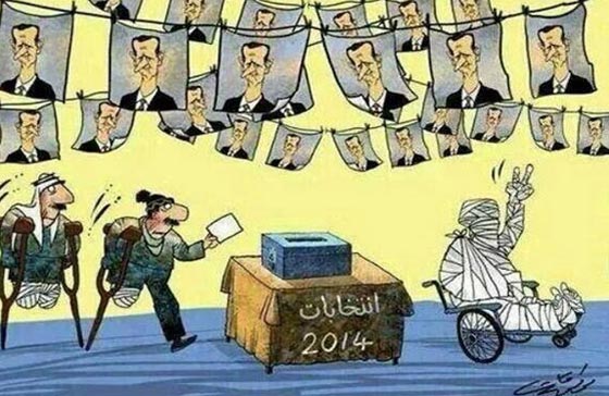 اعلان موعد انتخابات سوريا يفتح شهية المغردين على السخرية والاستهزاء صورة رقم 1