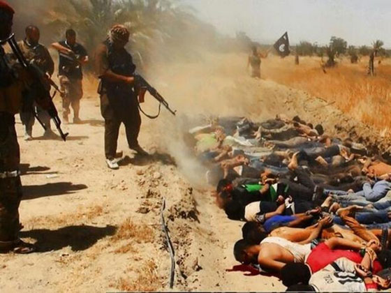  صور.. يد داعش النارية تفتك بالمئات من طلاب القوات الجوية العراقية صورة رقم 2