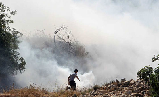 بالصور: لقطات مفزعة من الهجوم البري الاسرائيلي على غزة صورة رقم 2
