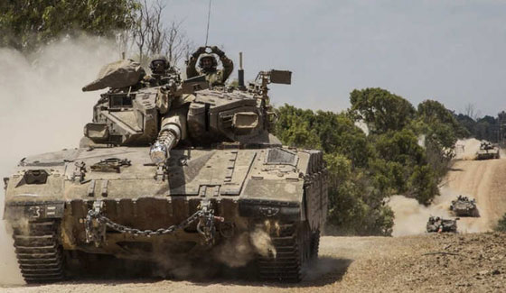 بالصور: لقطات مفزعة من الهجوم البري الاسرائيلي على غزة صورة رقم 3
