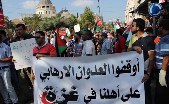 جهود دولية للتوصل الى تهدئة وتظاهرات احتجاجية على مجازر غزة صورة رقم 38