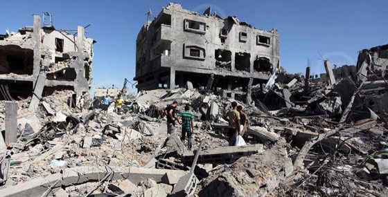  خلال ساعة واحدة.. آلة الدمار الاسرائيلية تفجر حيا كاملا في بيت حانون !! صورة رقم 9