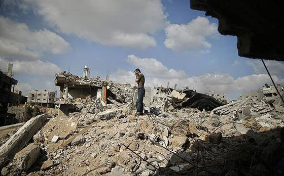  خلال ساعة واحدة.. آلة الدمار الاسرائيلية تفجر حيا كاملا في بيت حانون !! صورة رقم 14
