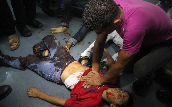 وسط تصاعد القصف المتبادل.. عدد القتلى والمصابين الفلسطينيين يرتفع الى 8355  صورة رقم 9