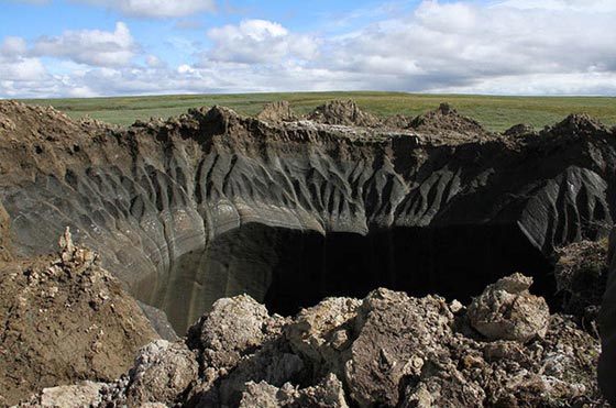 بعد  فوهة نهاية العالم.. ظهور حفرتين اخريين مشابهتين في سيبيريا صورة رقم 1