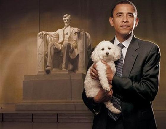 اوباما وبوتين في صحبة الحيوانات.. الاول مع كلب والثاني مع فهد صورة رقم 8