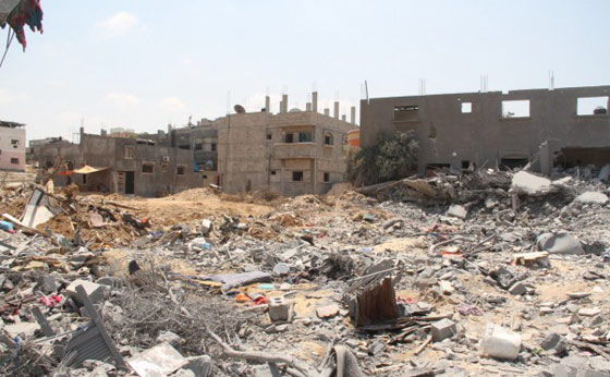 متزوج من 5 نساء واب لـ 40 ابنا و200 حفيد دمرت اسرائيل بيته في غزة صورة رقم 13