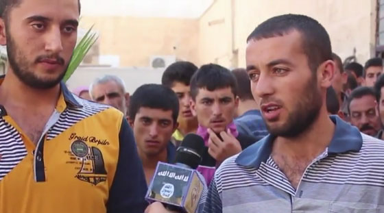 فيديو يصور دخول المئات من الايزيديين إلى الاسلام خوفاً من داعش صورة رقم 4