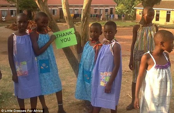 عجوز امريكية تخيط فستانا كل يوم لأطفال أفريقيا الفقراء صورة رقم 4