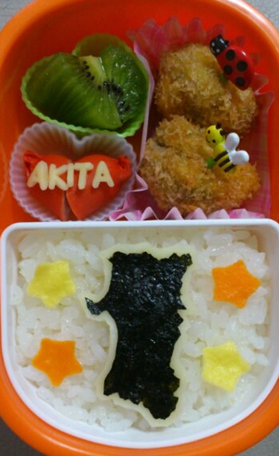 صور: يابانية مبدعة تعلم ابناءها الجغرافيا بواسطة تزيين الطعام صورة رقم 17