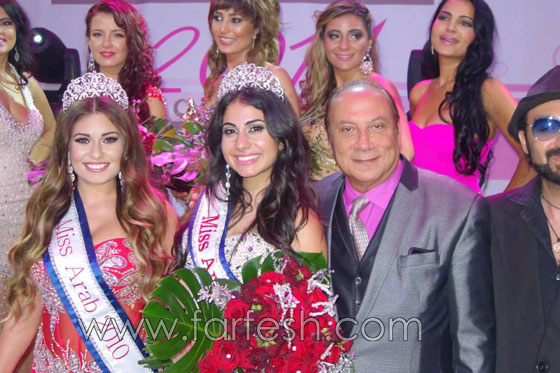 فيديو: ملكة جمال العرب في امريكا لبنانية والوصيفتين جزائرية وسورية ومحمد حماقي يحيي الحفل صورة رقم 4