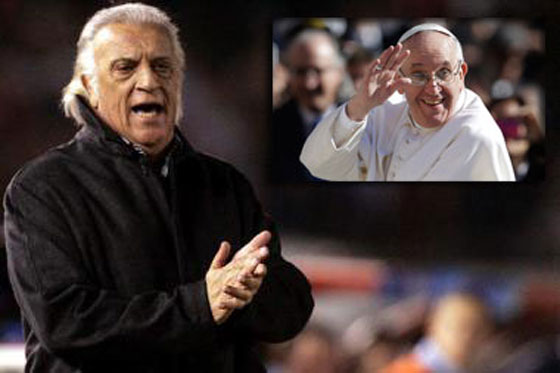 اللاعب باسيلي طرد الكاهن فرنسيس الذي اصبح البابا من غرفة الملابس صورة رقم 1