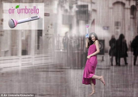 الصين تقدم للعالم ابتكارا جديدا.. مظلة خفيفة وغير مرئية صورة رقم 3