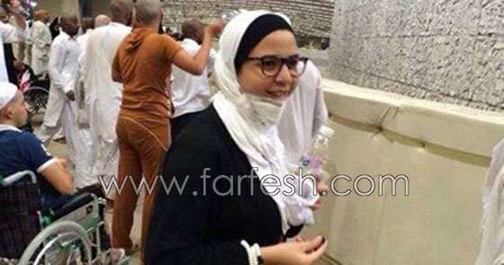 بالصور.. ايمي سمير غانم بالحجاب اثناء تأديتها فريضة الحج  صورة رقم 1