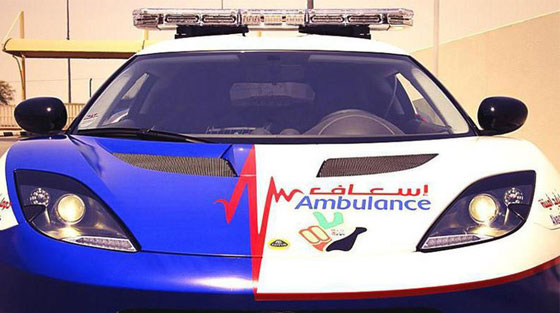 دبي تضم اسرع السيارات في العالم الى اسطولها الطبي صورة رقم 1