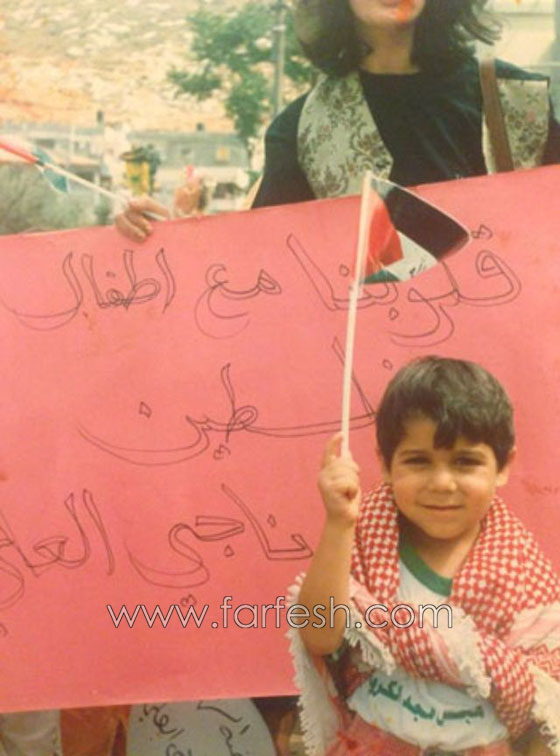 عرب ايدول: صور طفولة عمّار بالشعر الاشقر وهيثم يحمل علم فلسطين  صورة رقم 2