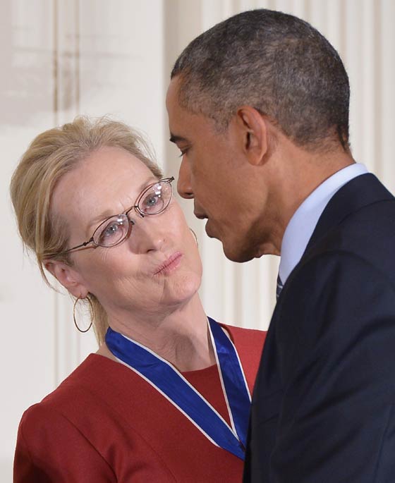 أوباما يمنح وسام الحرية لـ19 شخصية أمريكية من بينهم ميريل ستريب صورة رقم 7