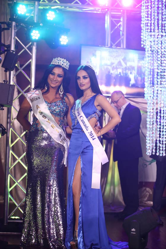 جميلات يتحدين الحرب بعيدا عن الطائفية في حفل ملكة جمال العراق صورة رقم 3