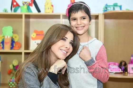 الملكة رانية تشكر نانسي عجرم لتحقيقها حلم الطفلة الاردنية المريضة نور صورة رقم 5