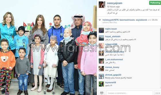 الملكة رانية تشكر نانسي عجرم لتحقيقها حلم الطفلة الاردنية المريضة نور صورة رقم 1