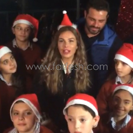  فيديو نيكول سابا في ميدلي الكريسماس مع مجموعة  من الاطفال صورة رقم 2