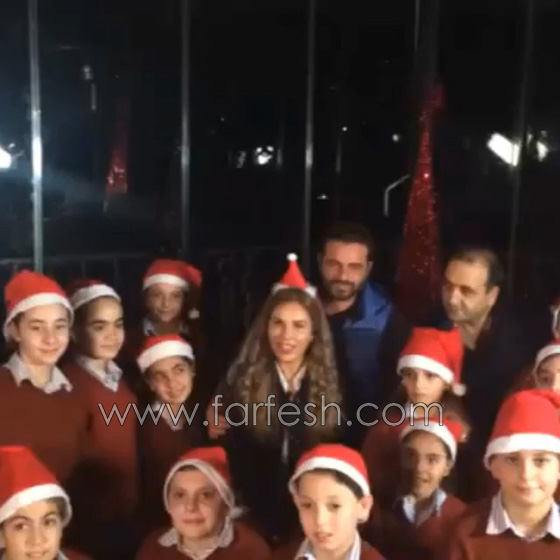  فيديو نيكول سابا في ميدلي الكريسماس مع مجموعة  من الاطفال صورة رقم 5