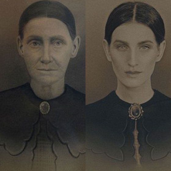 صور فتاة امريكية تغيّر شكلها بطريقة مذهلة لتشبه جداتها خلال 200 عام  صورة رقم 3