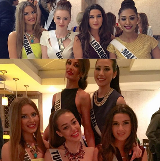  صور ملكة جمال اسرائيل مع ملكتي جمال لبنان ومصر تثير ضجة كبيرة صورة رقم 5