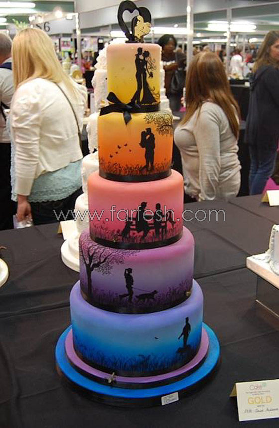 فكرة كعكة زواج فريد غنام منقولة والاثبات بالصور صورة رقم 3