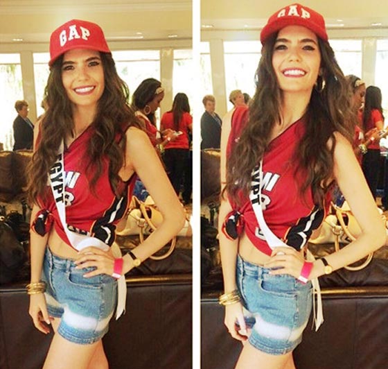 صور ملكة جمال مصر تستعرض جمالها ورشاقتها مرتدية شورت جينز  صورة رقم 2