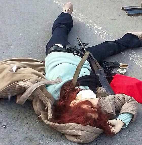 خلال هجوم مسلح.. قتل امراة مفخخة قبل نسفها لمديرية شرطة اسطنبول صورة رقم 1