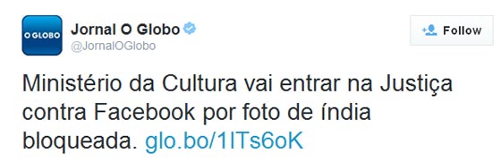 البرازيل ترفع دعوى ضد فيسبوك بسبب حجب صورة لامرأة  منزوعة صورة رقم 1