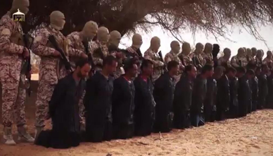 بالفيديو.. داعش يكرر المشاهد الوحشية باعدام 28 اثيوبيا في ليبيا صورة رقم 1