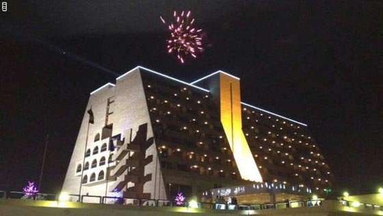 بالصور.. داعش يعيد افتتاح فندق نينوى الدولي تحت مسمى الوارثين صورة رقم 4