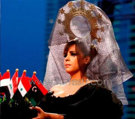 صور رويدا المحروقي تصدم الجمهور وتعرض فستان زفاف أسود   صورة رقم 2