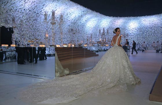 صور حفلات زفاف اسطورية كلّفت العروسين مليون دولار صورة رقم 1