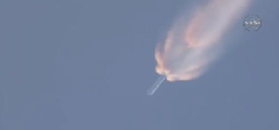 بالفيديو.. انفجار صاروخ بعد 3 دقائق من اطلاقه الى الفضاء بفلوريدا صورة رقم 3