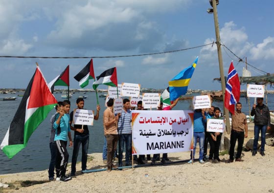 اسرائيل تعترض سفينة ماريان لكسر حصار غزة وتسيطر عليها دون اصابات صورة رقم 4